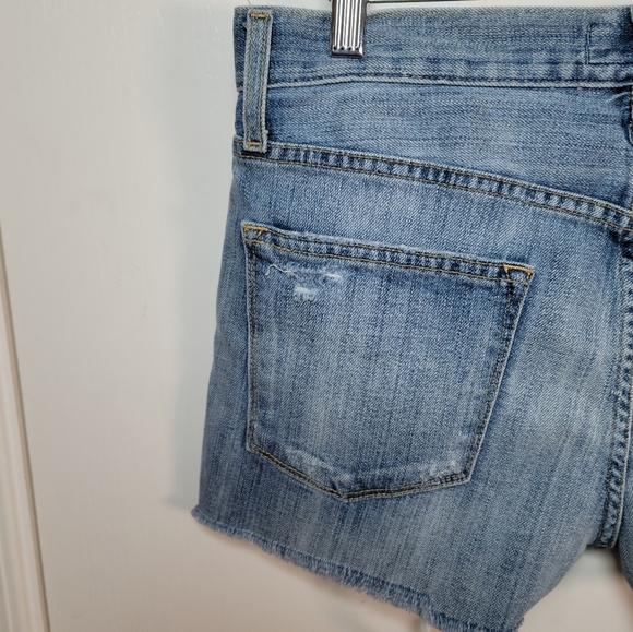 Current/Elliott Unisex Button-Fly Denim Shorts Women's 26 / Men's 29 - Picture 8 of 9